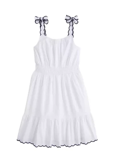 Girls 7-16 Bow Shoulder Sundress
