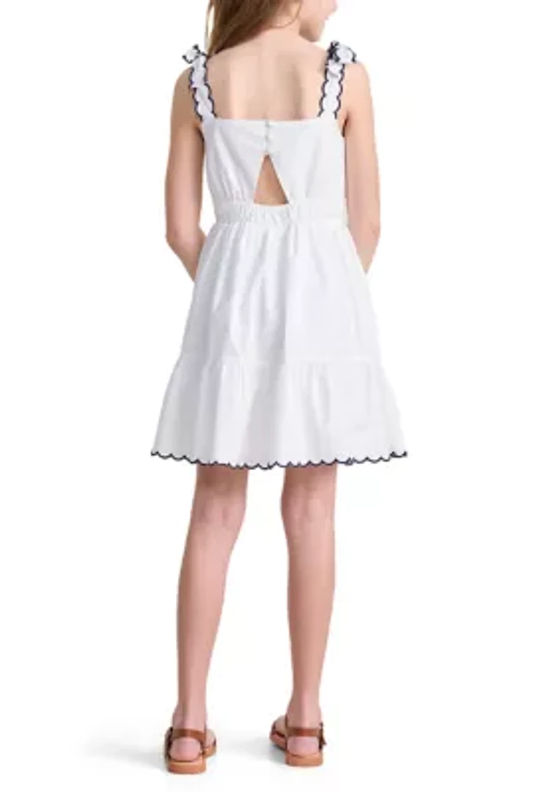 Girls 7-16 Bow Shoulder Sundress