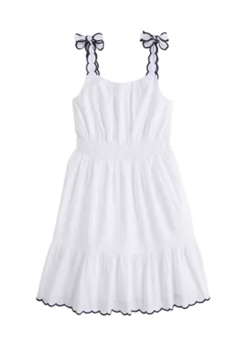 Girls 7-16 Bow Shoulder Sundress