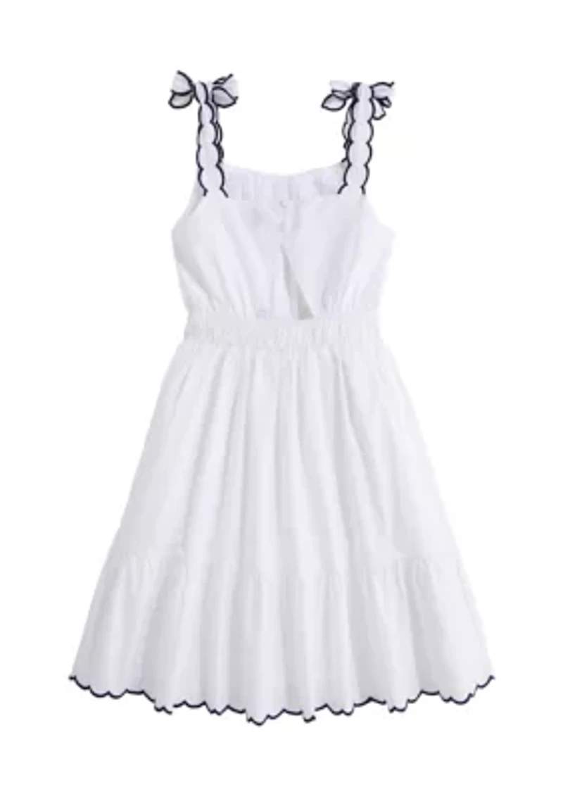 Girls 7-16 Bow Shoulder Sundress