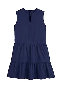 Girls 7-16 Tiered Harbor Dress