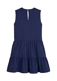 Girls 7-16 Tiered Harbor Dress
