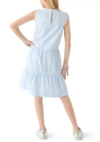 Girls 7-16 Tiered Harbor Dress