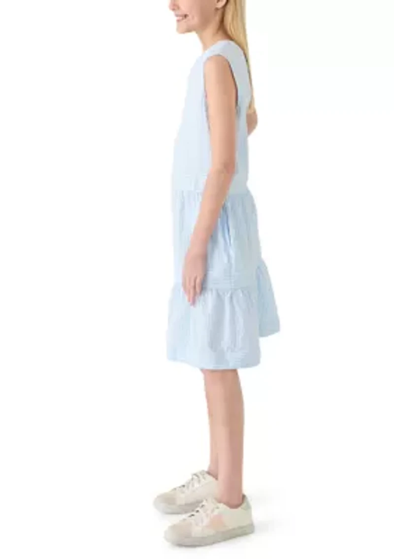 Girls 7-16 Tiered Harbor Dress