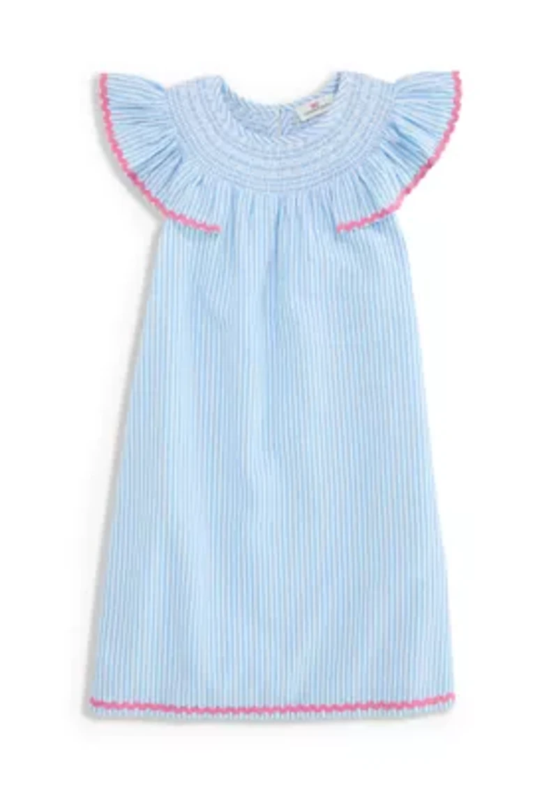 Girls 7-16 Regan Seersucker Dress