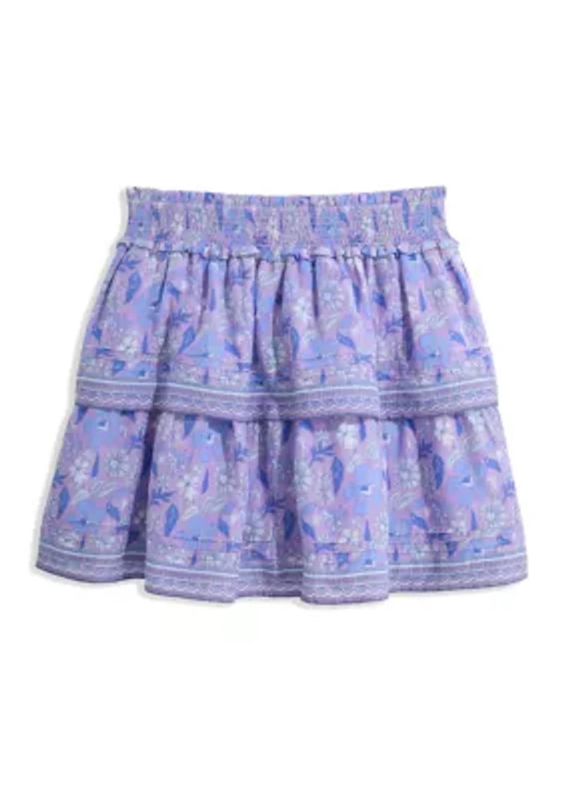 Girls 7-16 Gemma Pintuck Skirt
