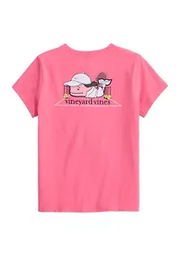 Girls 7-16 Short Sleeve Cotton Graphic T-Shirt