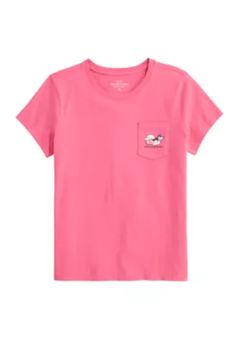 Girls 7-16 Short Sleeve Cotton Graphic T-Shirt