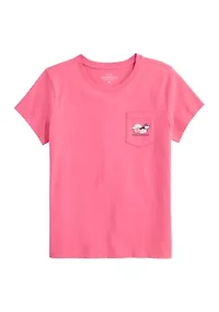 Girls 7-16 Short Sleeve Cotton Graphic T-Shirt