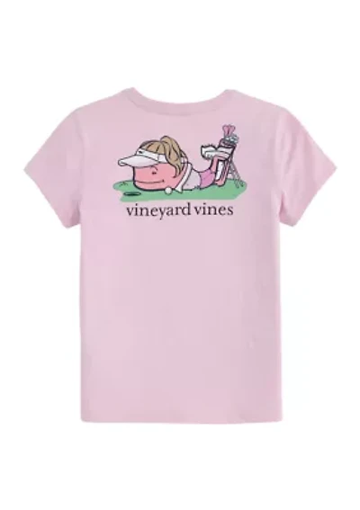 Girls 7-16 Short Sleeve Whale Logo Graphic T-Shirt