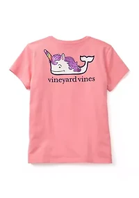 Girls 7-16 Unicorn Whale T-Shirt