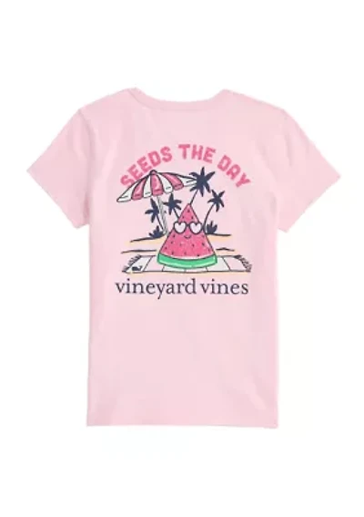 Girls 7-16 Seeds the Day Short Sleeve Graphic T-Shirt