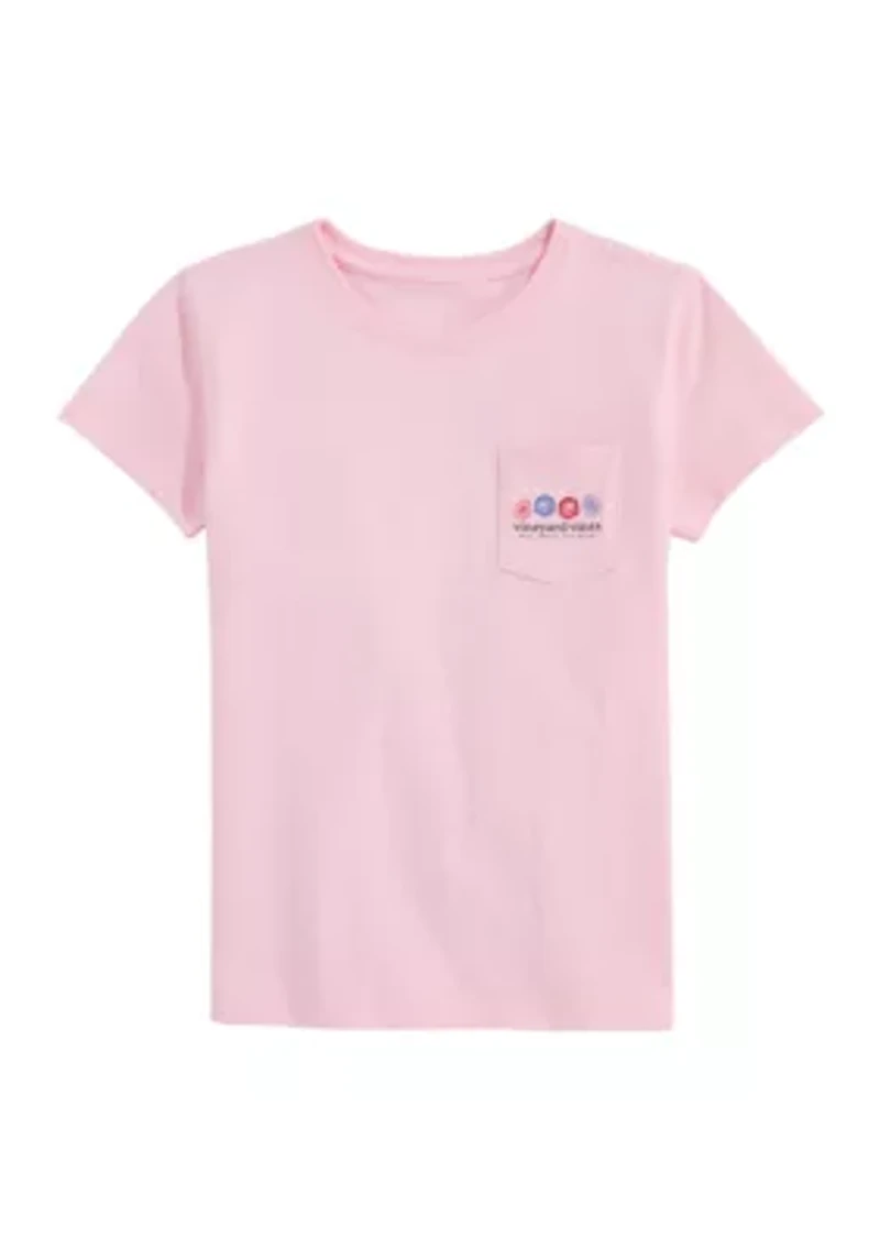 Girls 7-16 Short Sleeve Glitter Puppies Graphic T-Shirt