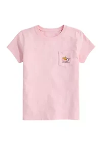 Girls 7-16 Gymnastics Whale Short Sleeve Graphic T-Shirt