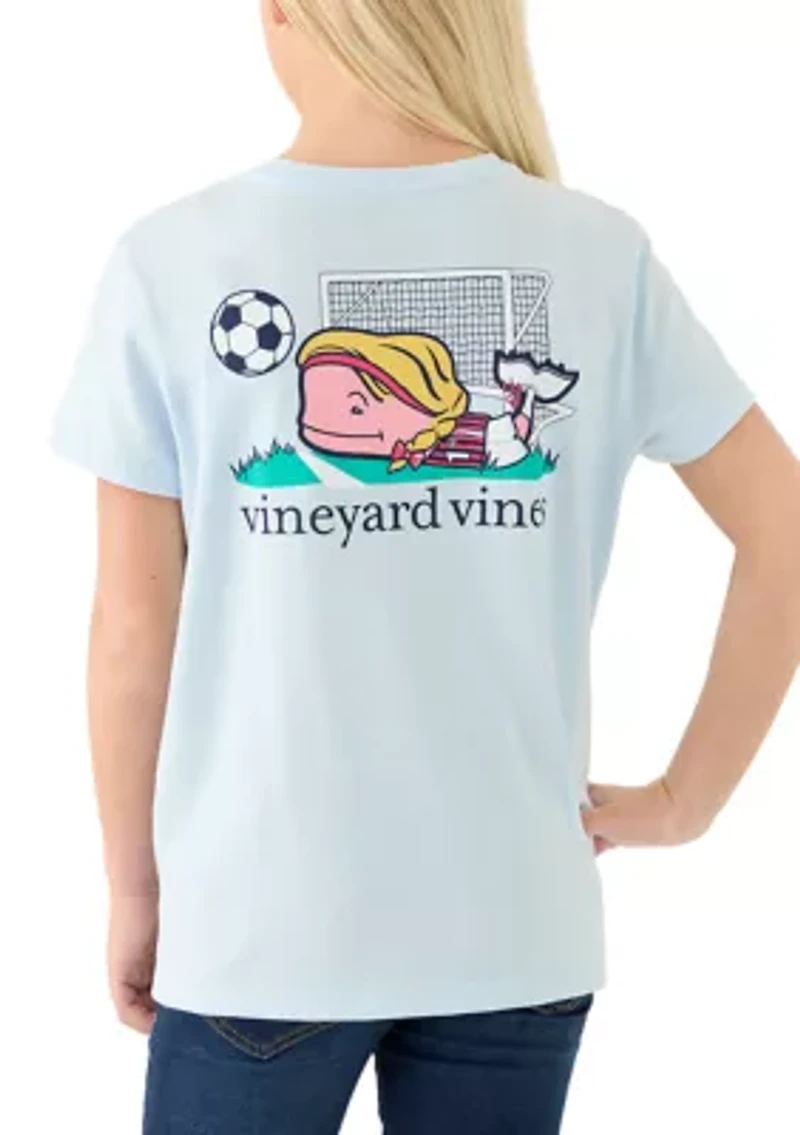 Girls 7-16 Short Sleeve Soccer T-Shirt