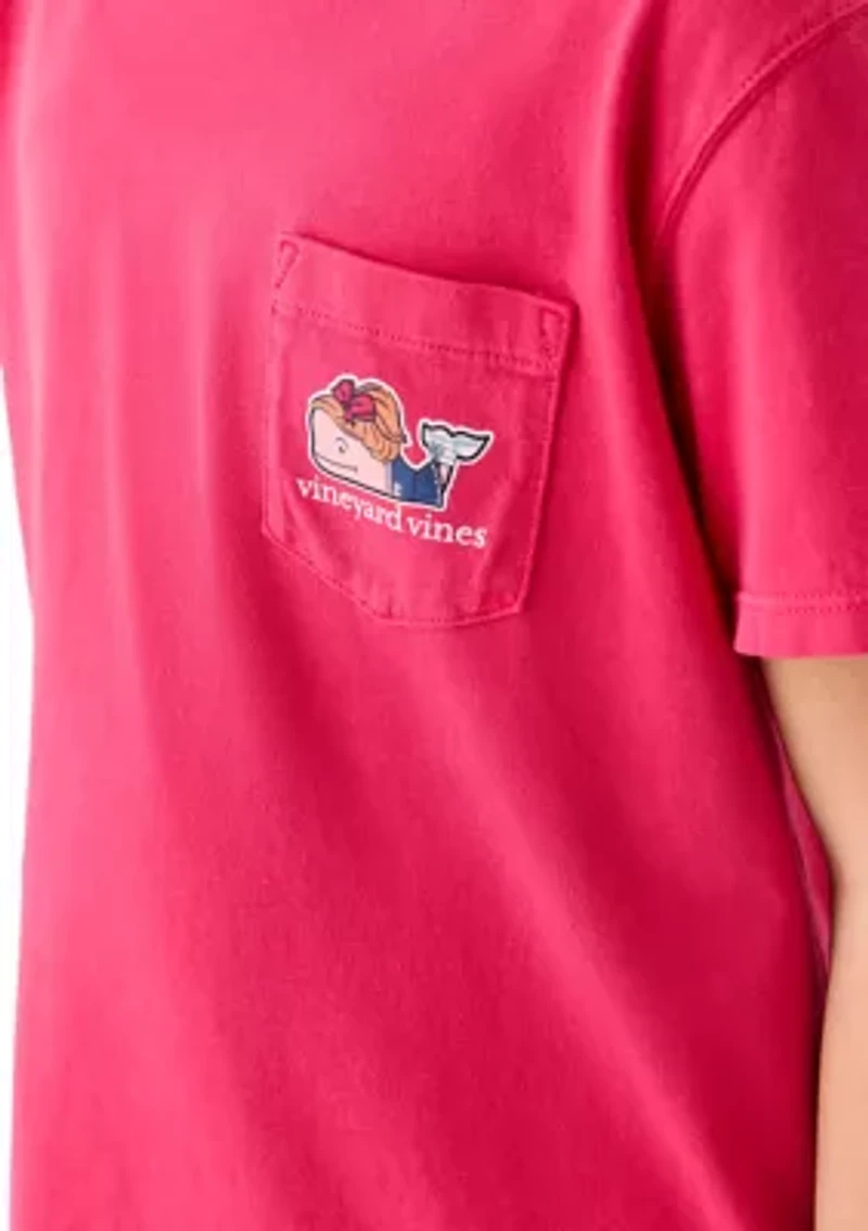 Girls 7-16 Short Sleeve Cheer Graphic T-Shirt