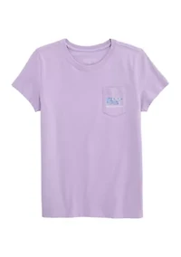 Girls 7-16 Floral Whale Graphic T-Shirt