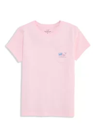 Girls 7-16 Flag Whale Graphic T-Shirt