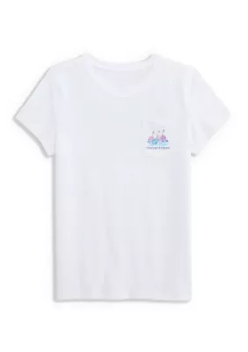 Girls 7-16 Palm Whale Graphic T-Shirt