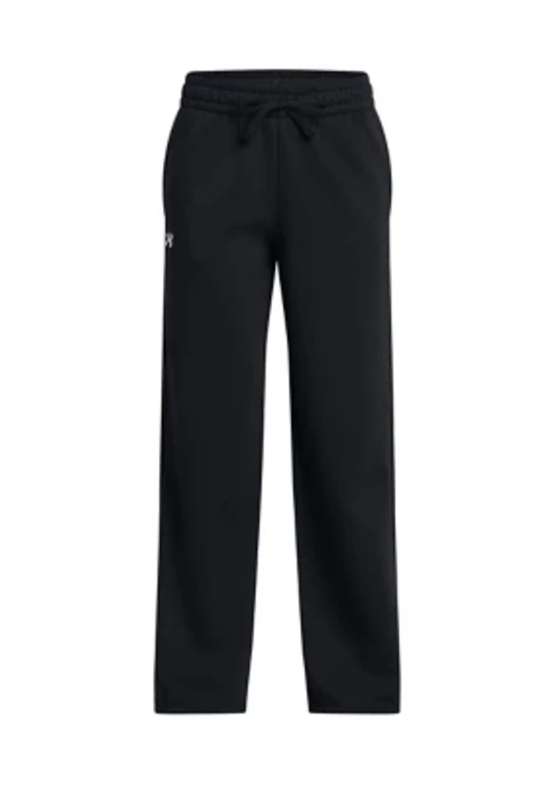Girls 7-16 UA Rival Fleece Straight Legs