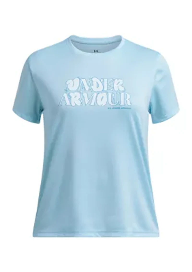 Girls 7-16 UA Tech™ Wordmark Short Sleeve T-Shirt