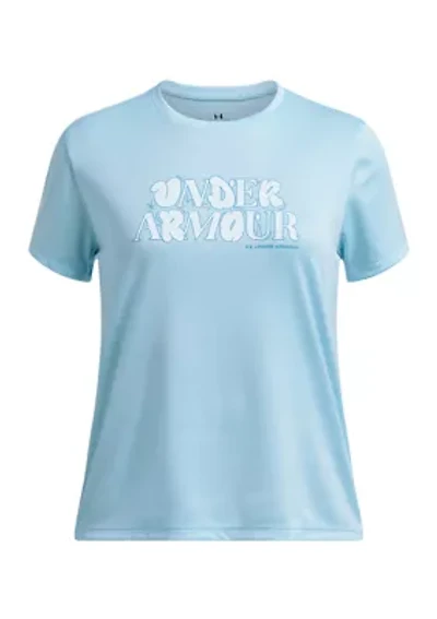 Girls 7-16 UA Tech™ Wordmark Short Sleeve T-Shirt