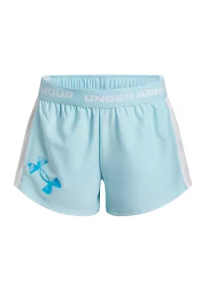 Girls 7-16 UA Tech™ Play Up Logo Shorts
