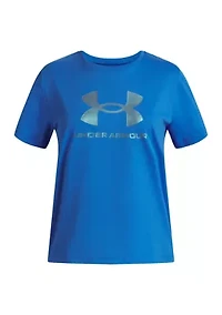 Girls 7-16 Shimmer Short Sleeve Graphic T-Shirt