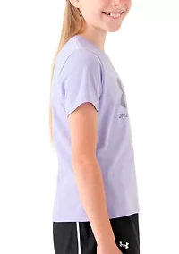 Girls 7-16 Shimmer Short Sleeve Graphic T-Shirt