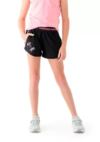 Girls 7-16 Logo Fill Shorts