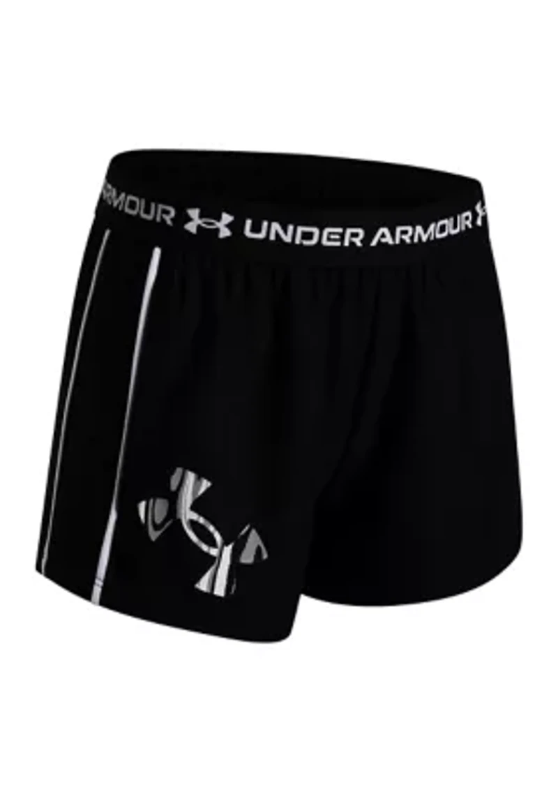 Girls 7-16 Logo Fill Shorts