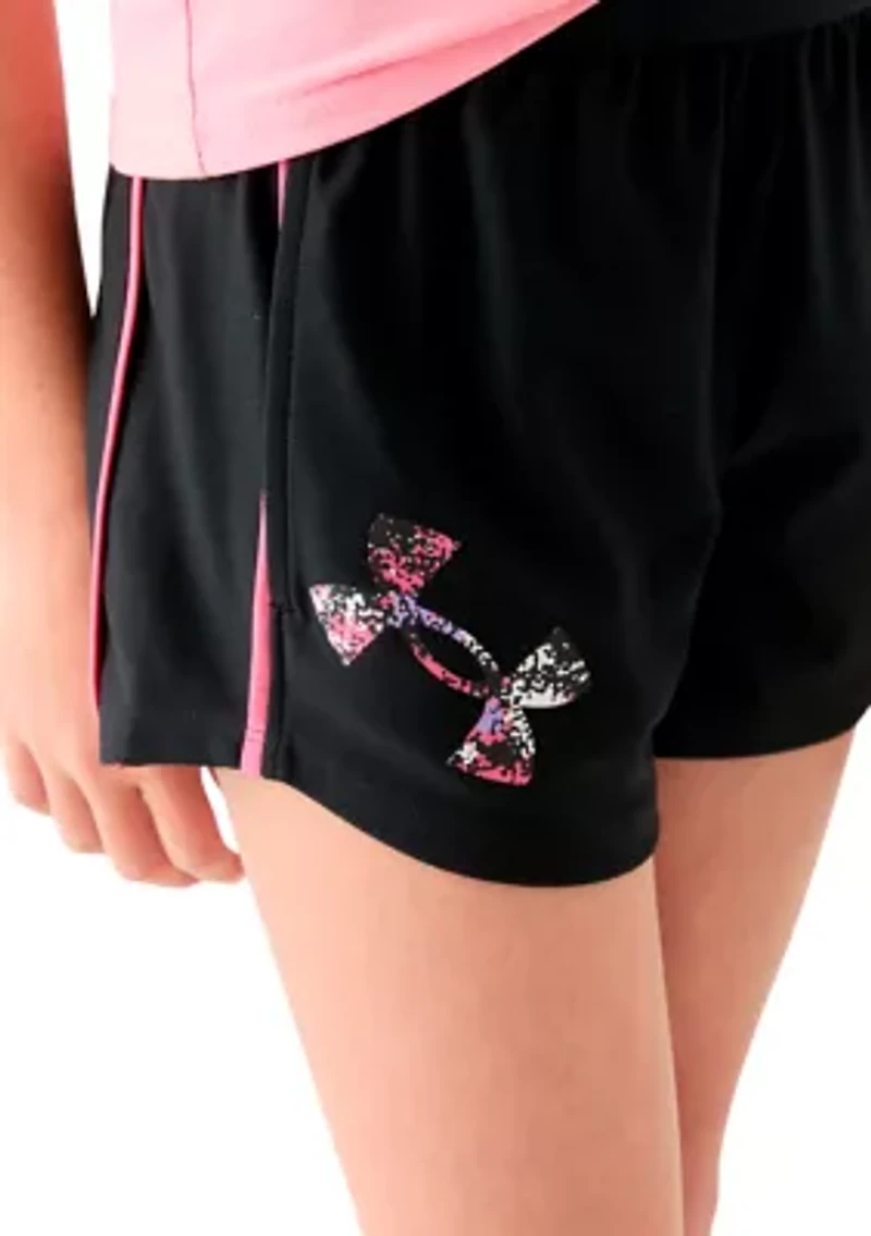 Girls 7-16 Logo Fill Shorts