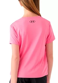 Girls 7-16 Logo Fill Short Sleeve T-Shirt