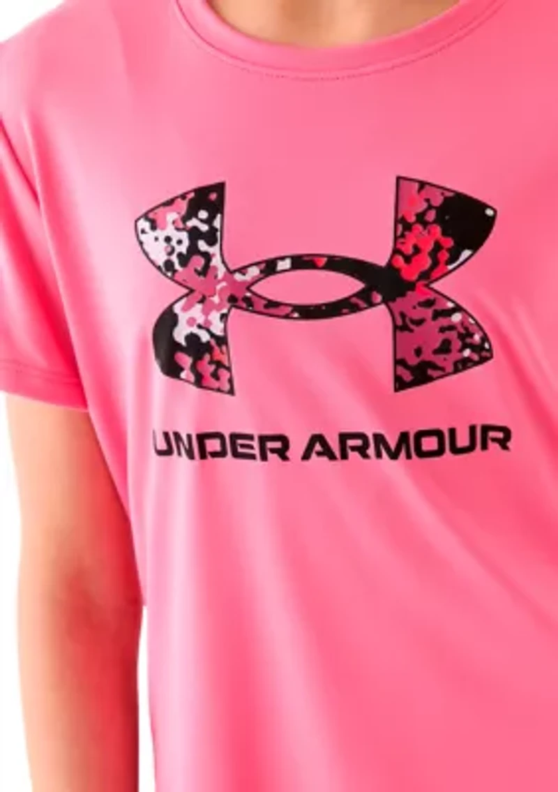 Girls 7-16 Logo Fill Short Sleeve T-Shirt