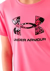 Girls 7-16 Logo Fill Short Sleeve T-Shirt