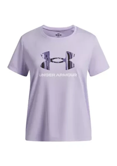 Girls 7-16 UA Tech™ Print Fill Graphic T-Shirt