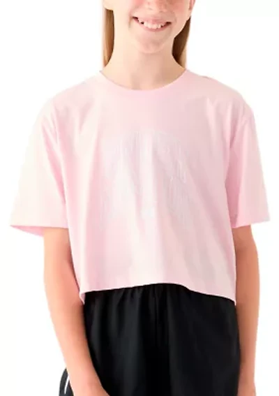 Girls 7-16 Varsity Crop Short Sleeve T-Shirt