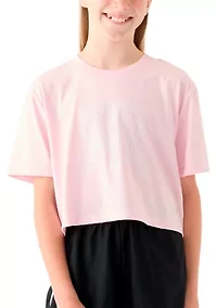Girls 7-16 Varsity Crop Short Sleeve T-Shirt