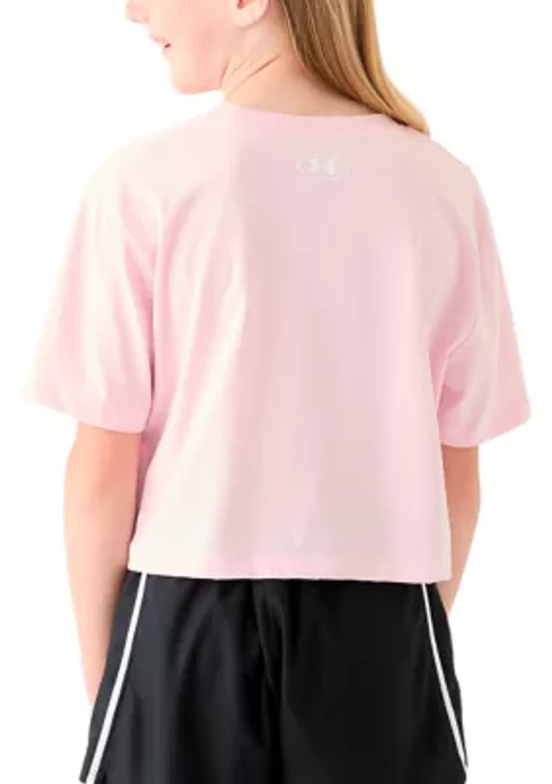 Girls 7-16 Varsity Crop Short Sleeve T-Shirt