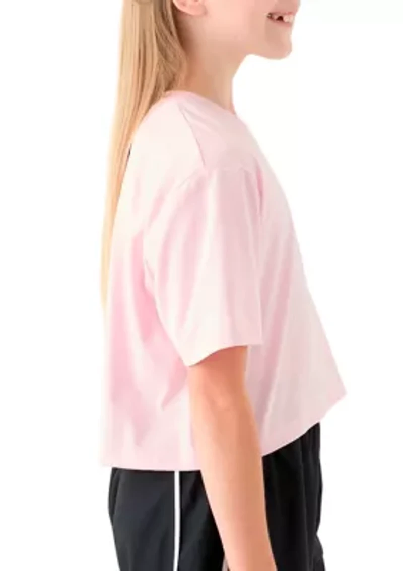 Girls 7-16 Varsity Crop Short Sleeve T-Shirt