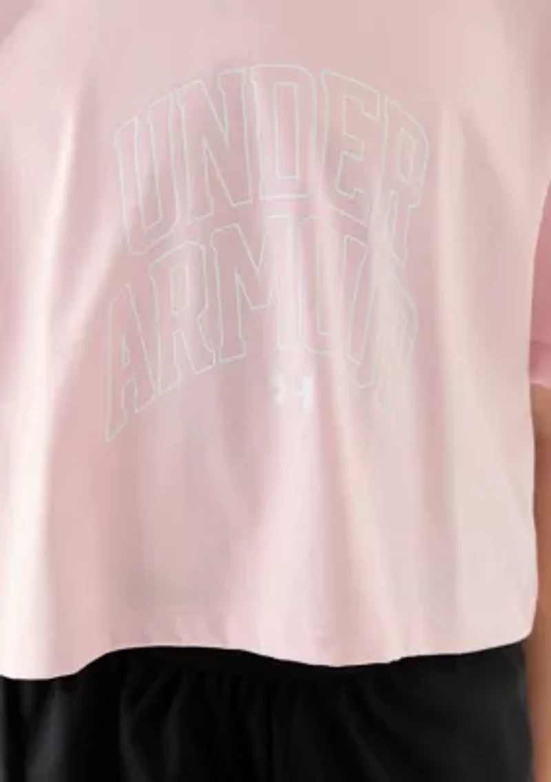 Girls 7-16 Varsity Crop Short Sleeve T-Shirt