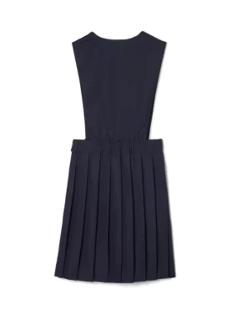 Girls V-Neck Pleated Jumper