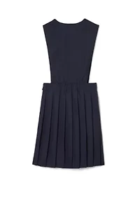 Girls V-Neck Pleated Jumper