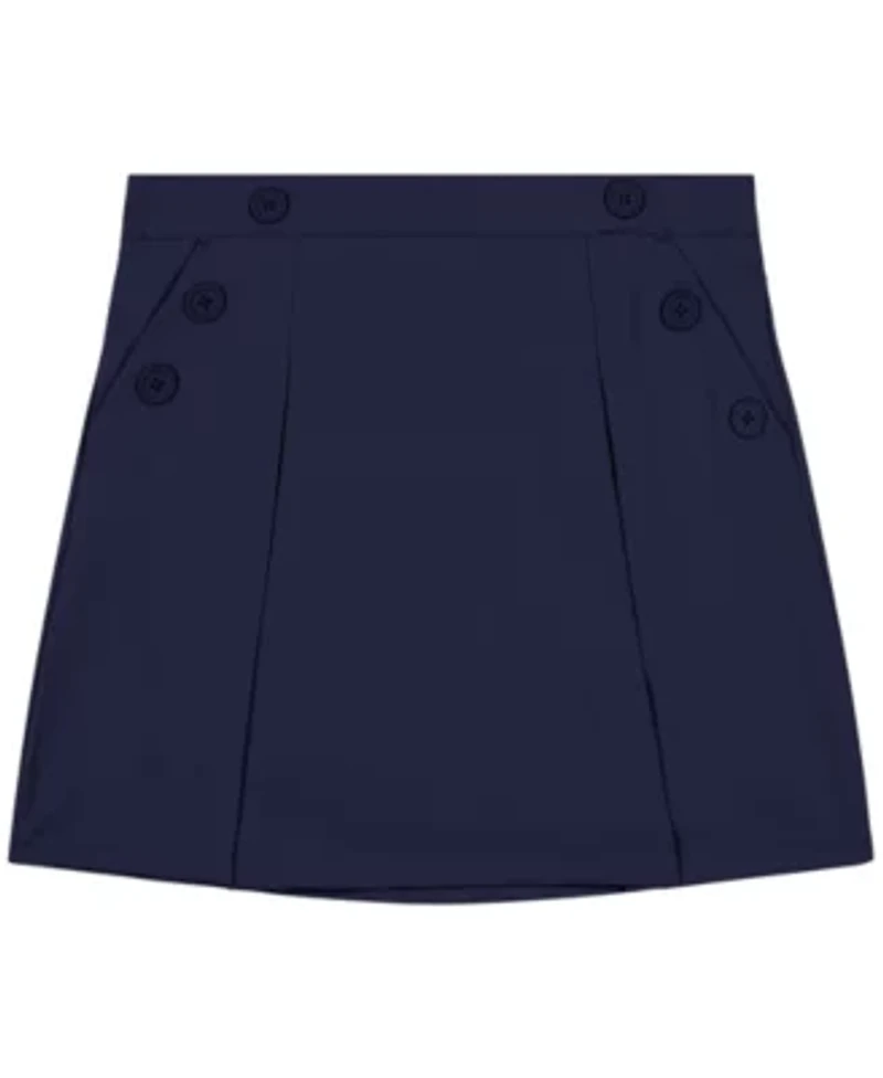 Girls 7-16 Stretch Scooter with Button Pockets