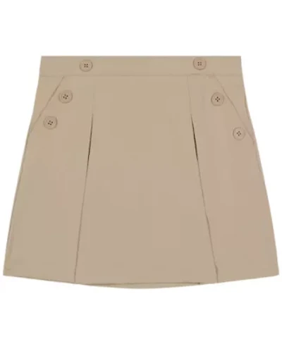 Girls 4-6x Stretch Scooter with Button Pockets