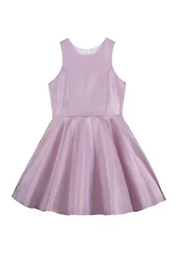 Girls 4-6x Lavender Speckle Dress