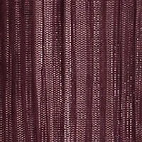 Girls 7-16 Long Sleeve Pleated Tulle Over Lurex Stripes Romance Dress