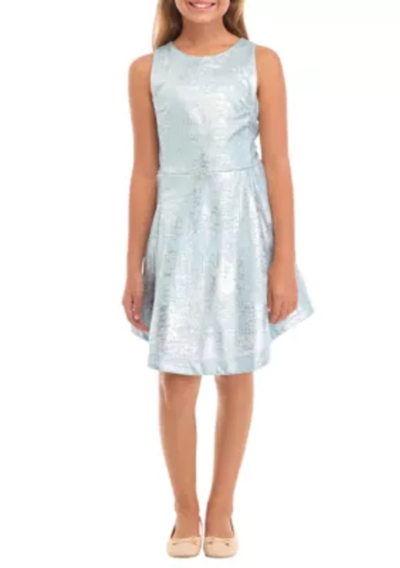 Girls 7-16 Squared Off Dress
