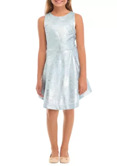 Girls 7-16 Squared Off Dress