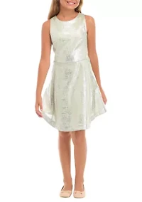 Girls 7-16 Squared Off Dress